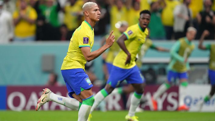Richarlison appears to be growing ever more important for Brazil and scored two in their opener against Serbia