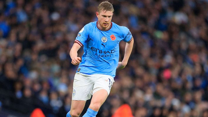 Kevin De Bruyne will be one of Manchester City's attacking threats at Leeds