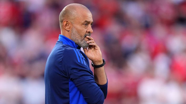 Nuno Espirito Santo's Forest have lost only twice on the road so far in the Premier League this season