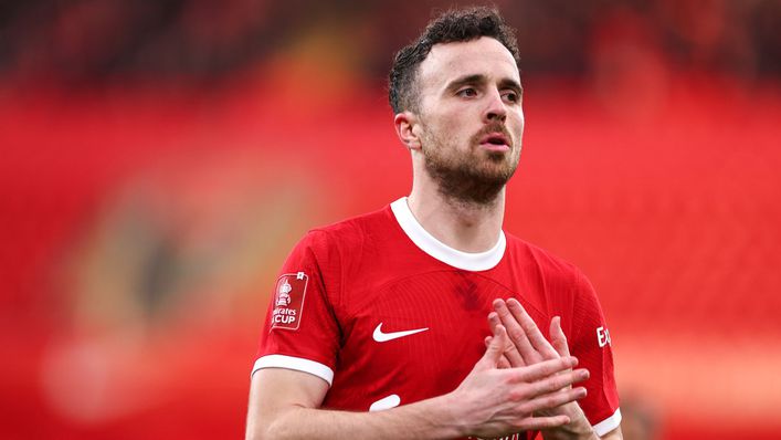 Diogo Jota was among the goals again for Liverpool