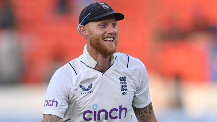 Ben Stokes celebrates a famous victory for England in India