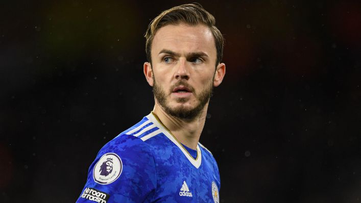 James Maddison has made more appearances than any other Leicester player across all competitions this season