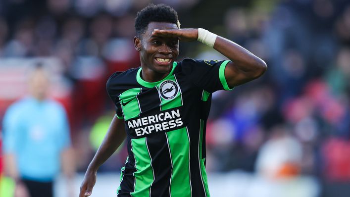 Simon Adingra has scored seven goals for Brighton this season