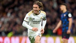 Luka Modric, 38, scored Real Madrid's winner against Sevilla last Sunday