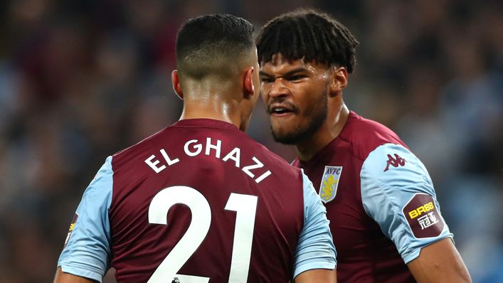 Anwar El Ghazi and Tyrone Mings came to blows during a goalless draw with West Ham