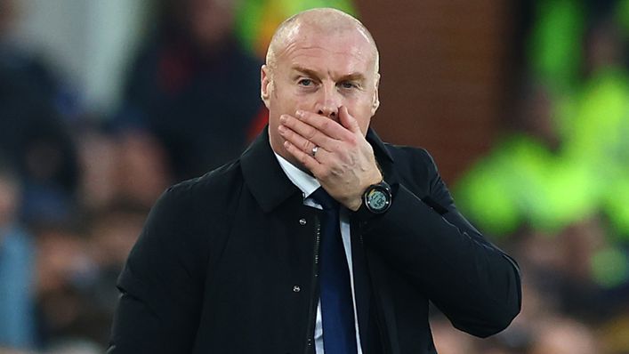 Sean Dyche has a tough job to get Everton's attack firing again