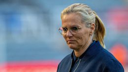 Sarina Wiegman's England were held to a 1-1 draw in Portimao in February
