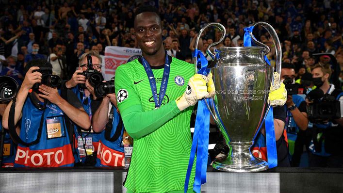 Edouard Mendy lifted the Champions League with Chelsea in 2021