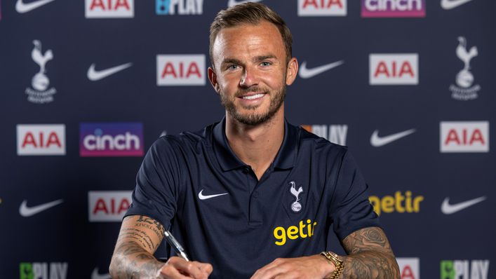 James Maddison is a new Tottenham player