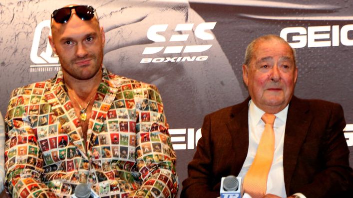 Tyson Fury is promoted by Bob Arum in the US