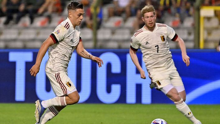 Leandro Trossard plays alongside the likes of Kevin De Bruyne for Belgium