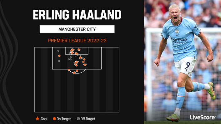 Manchester City striker Erling Haaland has been in prolific form