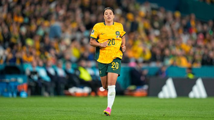 Sam Kerr started just two of Australia's seven games at the World Cup