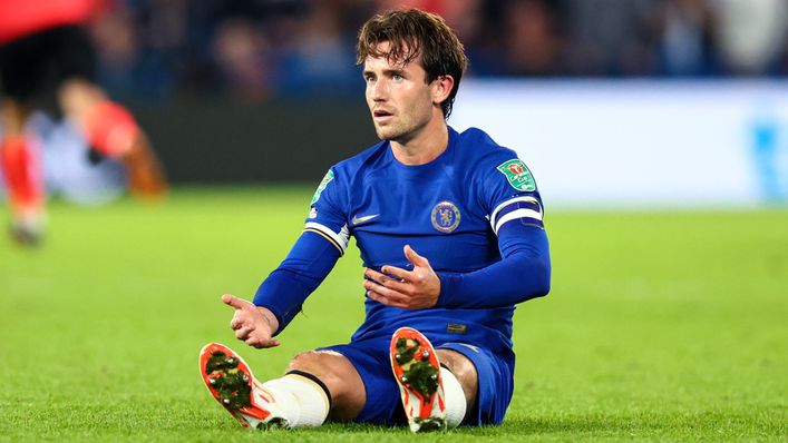 Ben Chilwell was injured towards the end of Chelsea's Carabao Cup win over Brighton