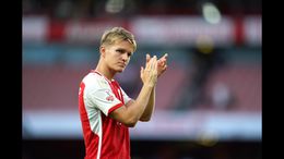 Captain Martin Odegaard has led from the front for Arsenal this season