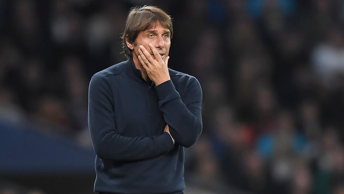 Antonio Conte was sent off in the draw with Sporting