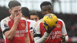 Eddie Nketiah earned his first Premier League match ball