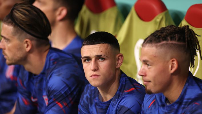 Phil Foden was an unused substitute in England's drab 0-0 draw with USA