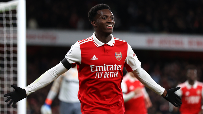 Eddie Nketiah was fantastic in Arsenal's 3-1 victory over West Ham