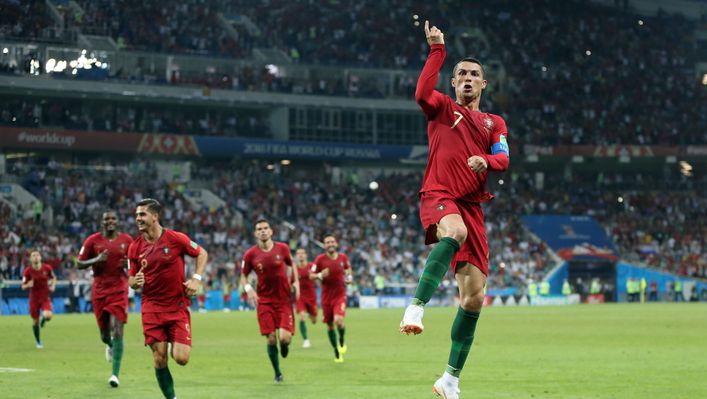 Cristiano Ronaldo's best goals include a stunning hat-trick goal against Spain in the 2018 World Cup