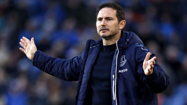 Frank Lampard's Everton are up against it in their bid to avoid relegation