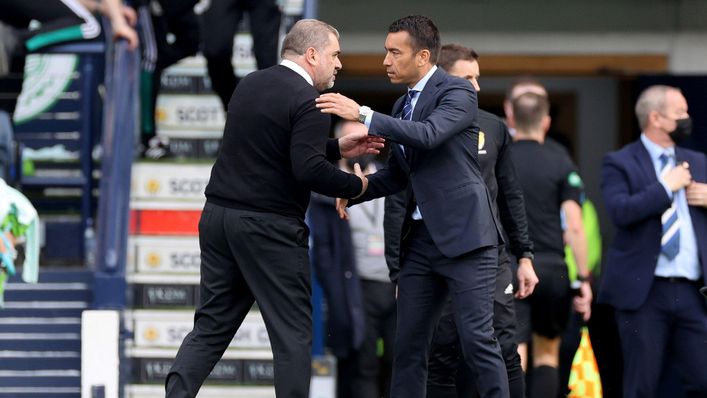 Ange Postecoglou and Giovanni van Bronckhorst will be rivals in the dugout once again on Sunday