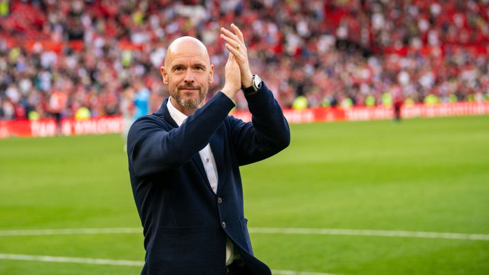 Erik ten Hag addressed the Old Trafford faithful at full-time