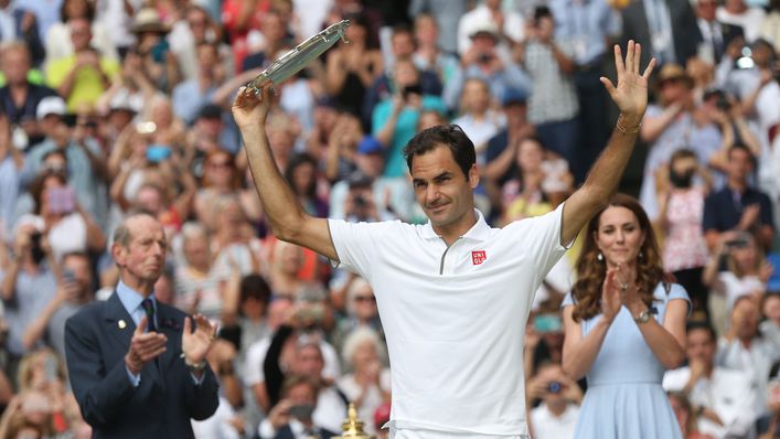 Roger Federer begins his quest for a ninth Wimbledon title today