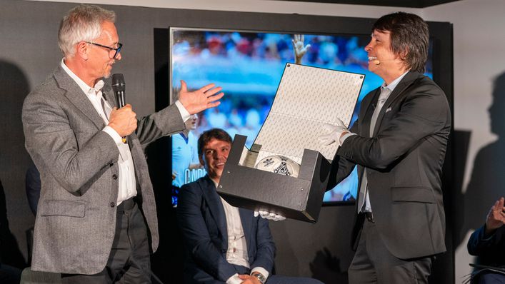 Gary Lineker was speaking at the launch of LEGENDS in Madrid