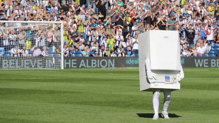 West Brom's Boiler Man mascot was a hot topic among football fans