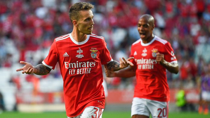 Benfica left-back Alex Grimaldo is another potential target for Manchester City