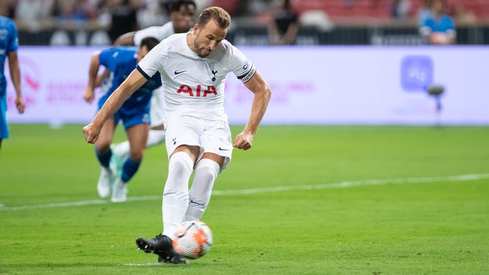 Harry Kane scored against Lion City Sailors last Wednesday