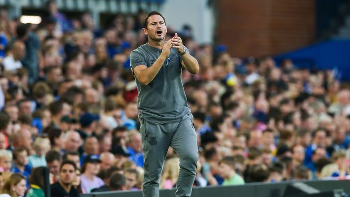 Everton coach Frank Lampard will be pleased with the spirit his side have shown this season