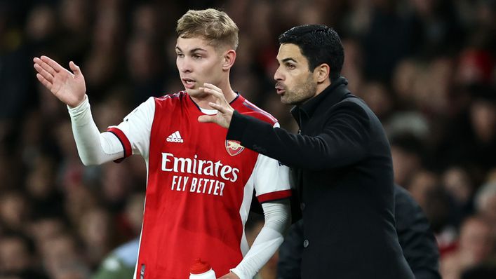 Emile Smith Rowe established himself at Arsenal under Mikel Arteta's watch