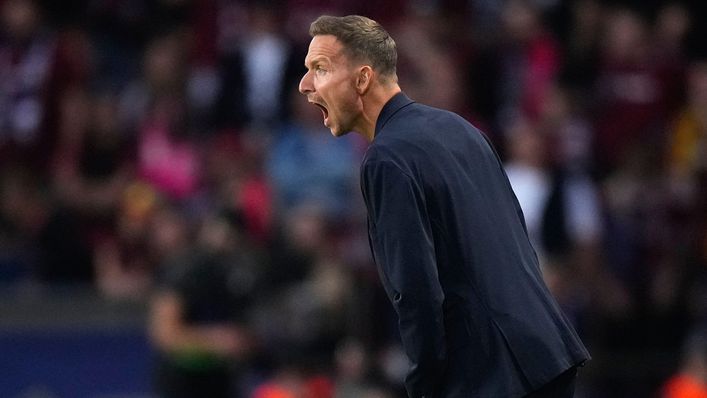 Pepijn Lijnders has seen Salzburg concede seven goals in two Champions League defeats.