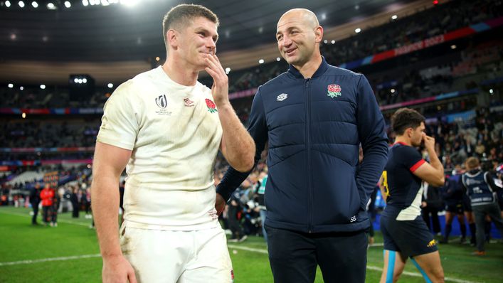 Owen Farrell has received support from England coach Steve Borthwick