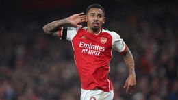 Gabriel Jesus got in on the action as Arsenal hammered Lens