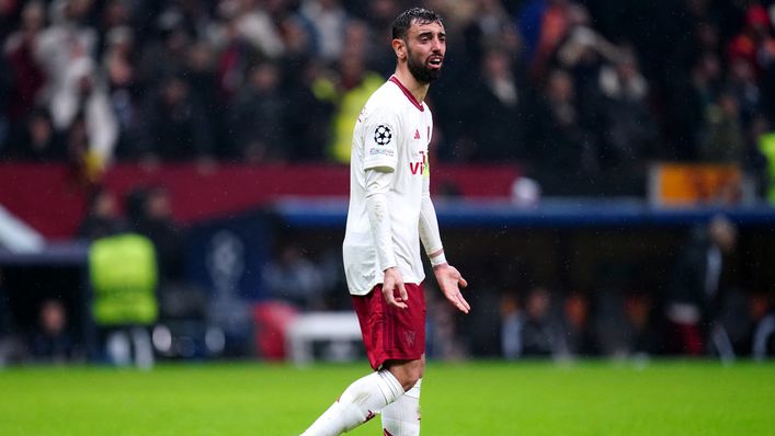 Bruno Fernandes rues Manchester United errors in costly draw at Galatasaray  | LiveScore