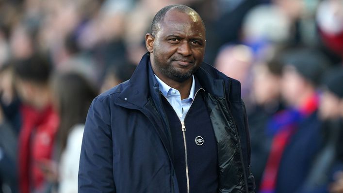 Patrick Vieira saw his Crystal Palace side well beaten by Fulham last time out