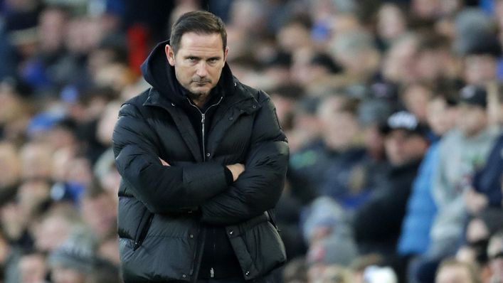 Everton boss Frank Lampard will be desperate to turn his team's fortunes around after a poor run of late