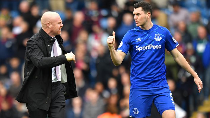 Sean Dyche previously worked with Everton defender Michael Keane at Burnley