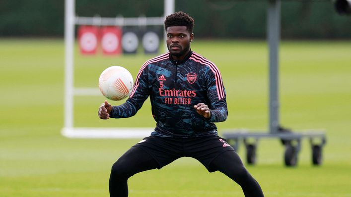 Thomas Partey is facing a race against time to be fit for the visit of Leeds