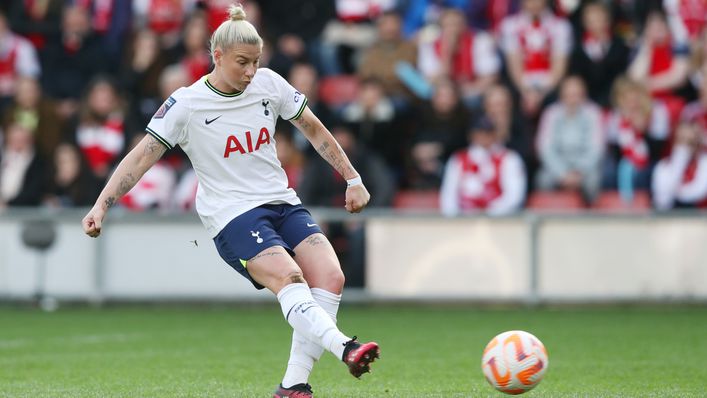 Bethany England scored in the recent North London derby for Tottenham