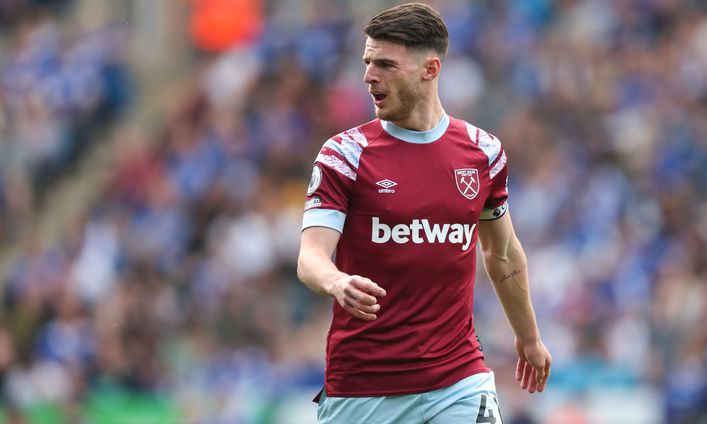 Declan Rice has been heavily linked with a move away from West Ham