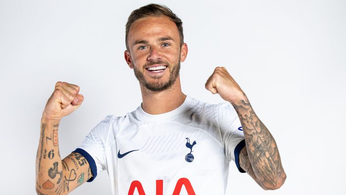 James Maddison was unveiled by Tottenham on Wednesday