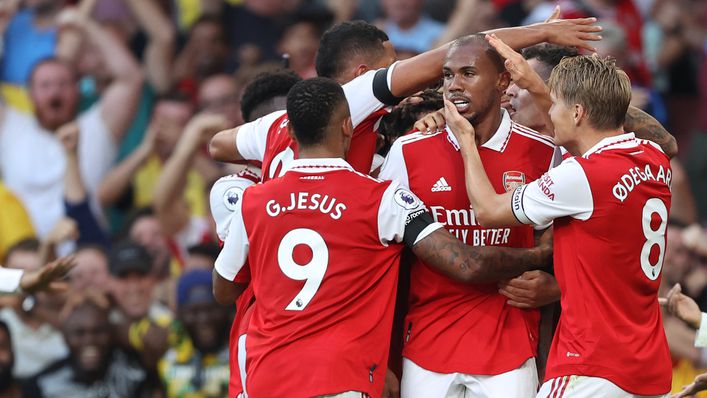 Leaders Arsenal will look to make it five wins in a row to start the season when Aston Villa visit
