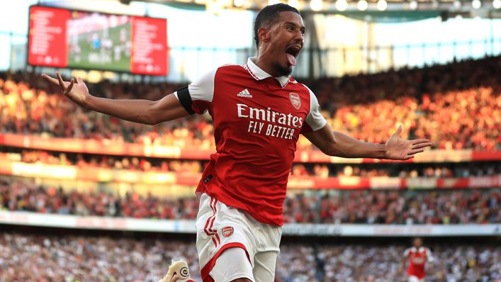Arsenal defender William Saliba will hope to star in his first North London derby on Saturday