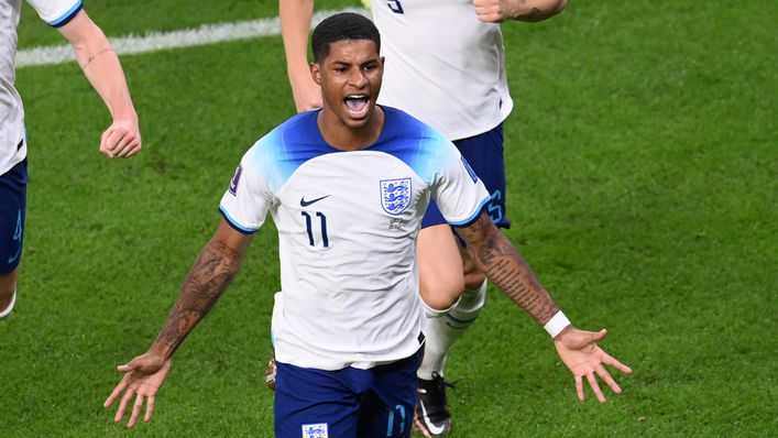 Marcus Rashford scored two fine goals against Wales