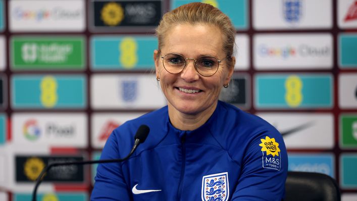 Sarina Wiegman is pleased with what she has seen in the England camp