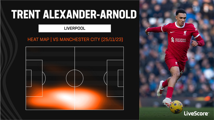 Trent Alexander-Arnold operated as a traditional right-back at Manchester City